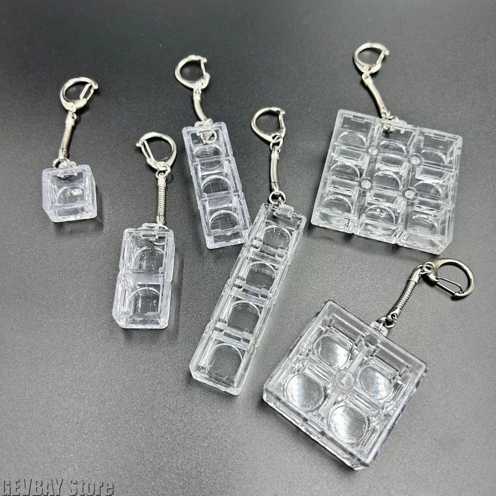 1PCS DIY Keychain Keyboards Switch Tester Mechanical Keyboards Switch Testing for Different Keycap Button Fidget Key Ring
