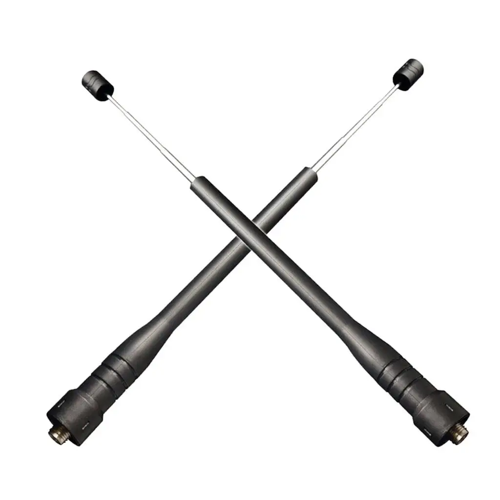 Walkie Talkie Dual Band Sma-female Antenna Long Range Flexible Rubber Antenna for Handheld Radio Use