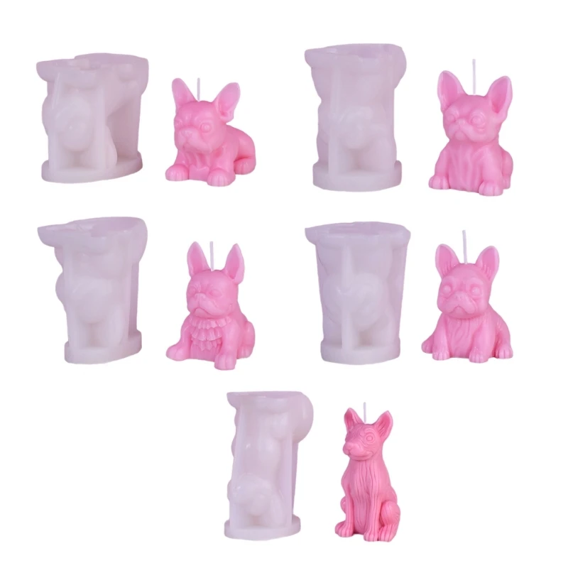 Moulds French Shaped Hand-Making Soap Molds Silicone Clay Mould