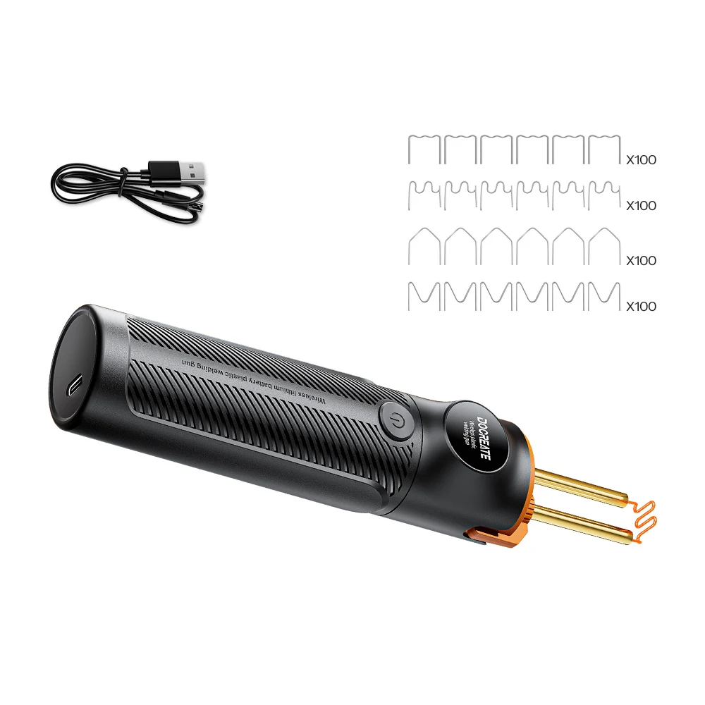 

PW35 Беспроводной сварочный пистолет для пластика, аккумулятор 4000 мАч, быстрый нагрев, высокотемпературный светодиодный светильник, сварочный аппарат для ремонта нескольких материалов