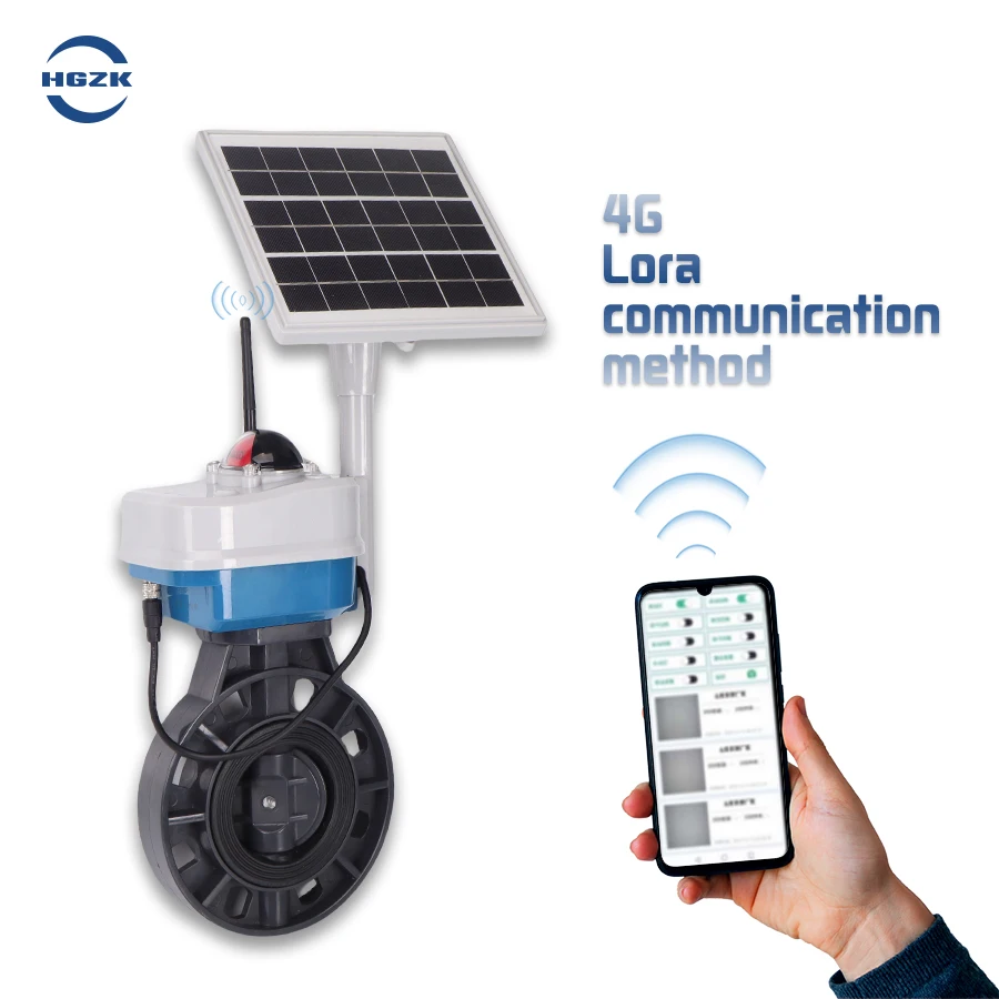 

Solar Energy Intelligent Electric Ball Valve Butterfly Valve Three-way Mobilephone Wireless Control Agricultural Irrigation