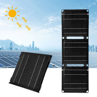 Outdoor Portable Solar Panel Solar Charger 5V 21W Foldable Battery Phone Charger PD QC3.0 9V 12V Flexible Solar Panels