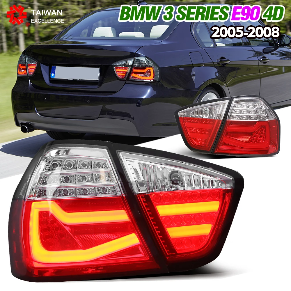 

Taillights for BMW 3 Series E90 2005-2008 LED Tail Light 320i 325i Plug and Play Rear Fog Brake Turn Signal Car Tail Lamp 2 PCS