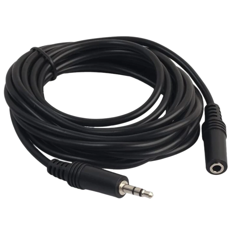 Audio Auxiliary Audio Cable 3.5mm Stereo Audio Cable Male to Female Mobile Phone Headset Extension Cable 3 Meters