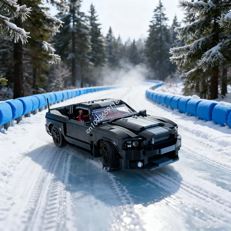 

1265 деталей MOC: Конструктор-модель Shelby Cased, развивающая игрушка для сборки своими руками, образовательный набор, рождественский подарок, подарок на день рождения для детей