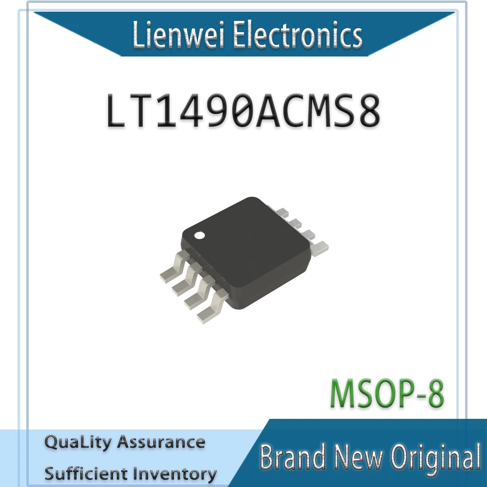 100% New Original LTNG LT1490ACMS8 LT1490 IC Chipset MSOP-8