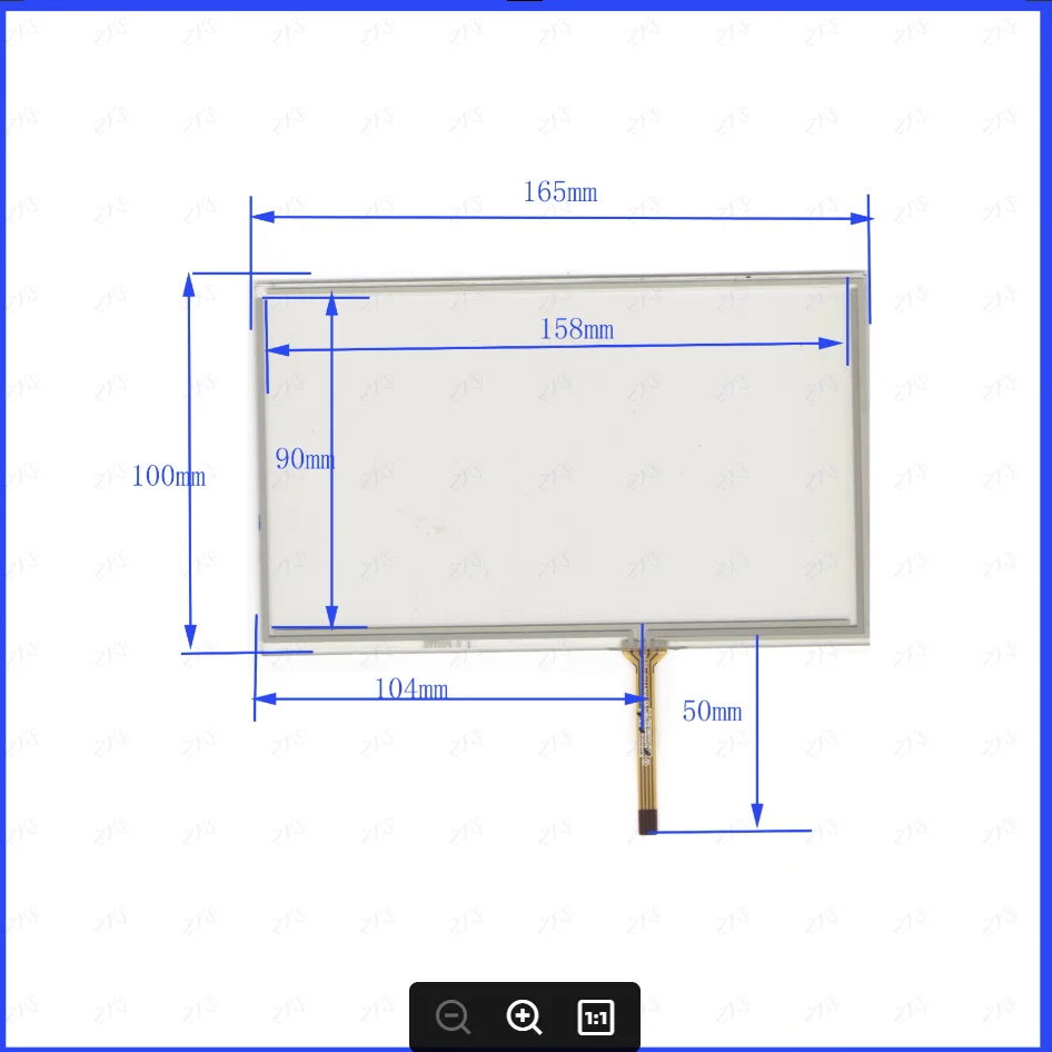 

ZhiYuSun New XWT934 165*100mm Touch Screen Touch Panel Glass Replacement XWT934 165*100