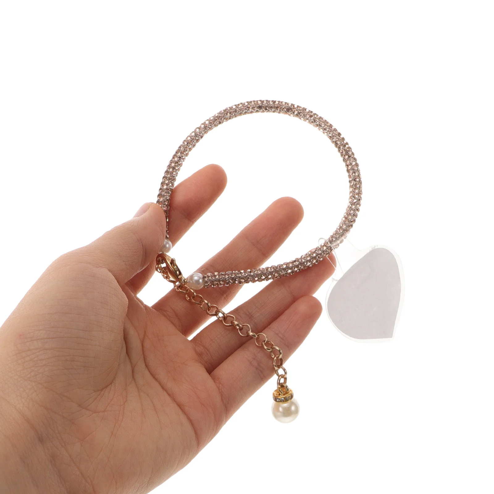 Elegant Rhinestone Tassel Anklet High Heel Accessories Ankle Chain Pearl Foot Jewelry Comfortable and Durable for Women