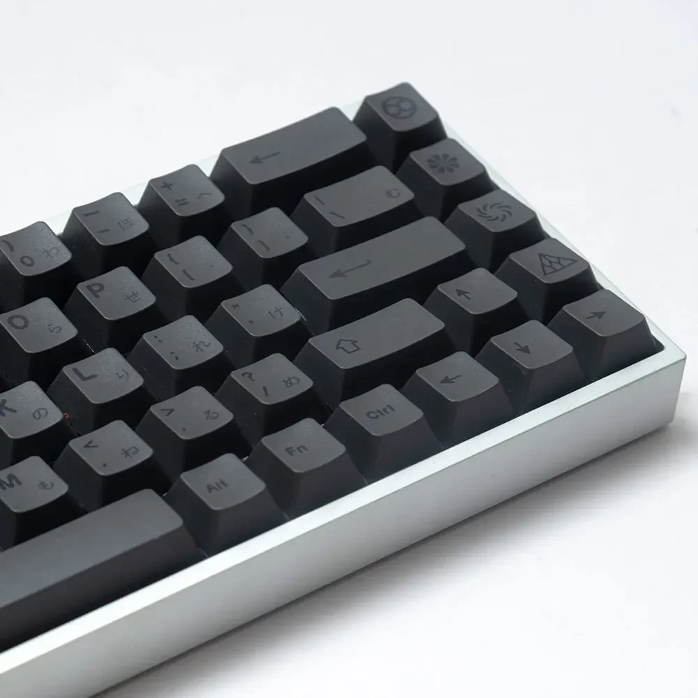 Minimalist Grey keycaps cherry  profile Dye-Sub PBT keycap 138keys for MX switvh Mechanical Keyboards alice layout