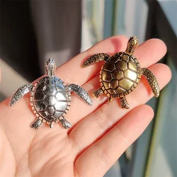 Creative Turtle Animal Brooch Men's Exaggerated Vintage Pins Clothing Brooch Alloy Accessories Party Graduation Gifts Cool Thing