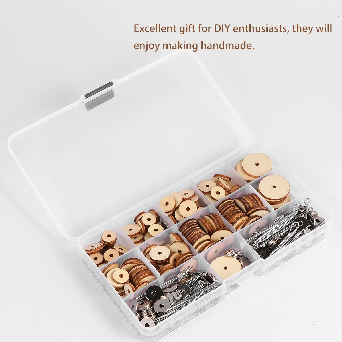 

90 Sets Wood Joints Connectors Sturdy Rotatable Handmade DIY Bear Joint Bolts for Puppet Craft Making Accessories