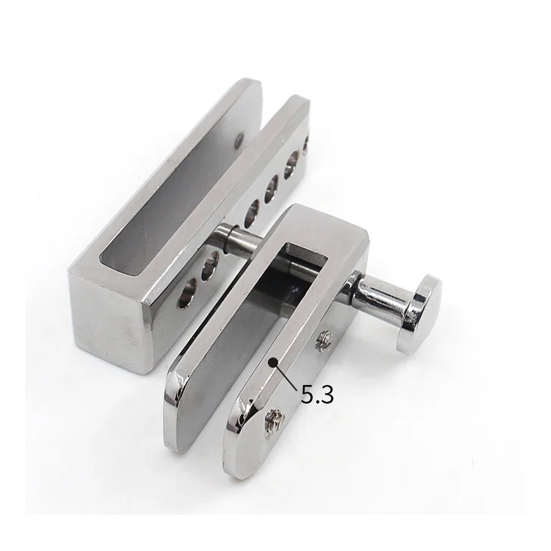 Frameless shower room sliding door Lock/bolt/Doorstop,for glass thick 10mm,or Screen partition door,Glass hardware