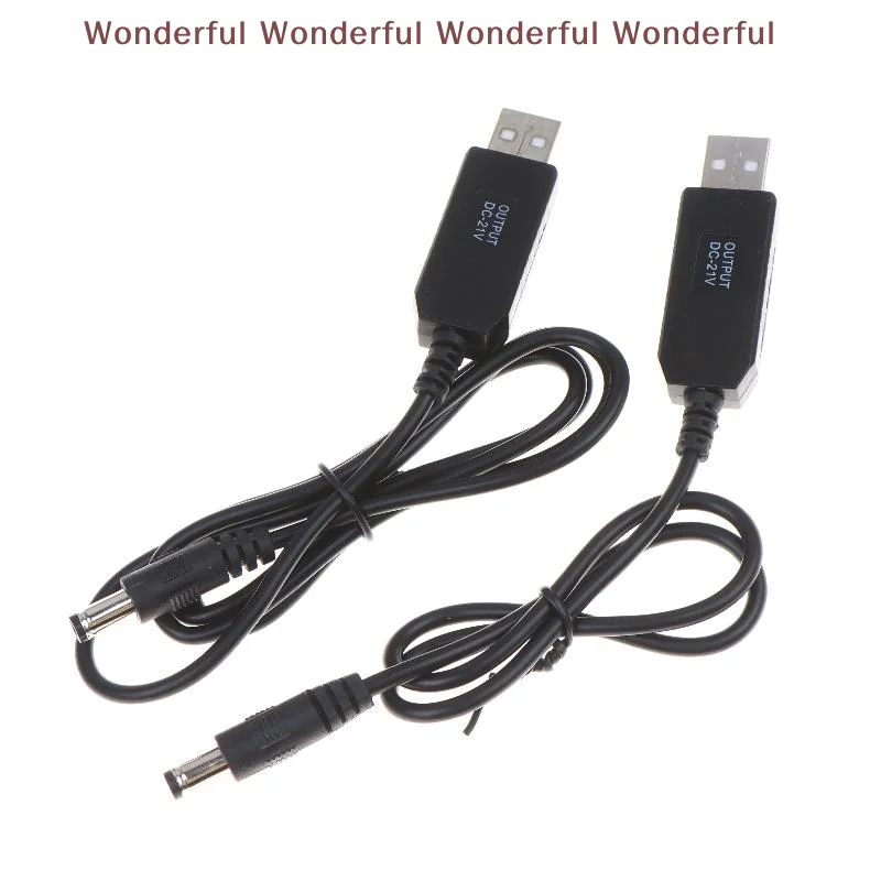 

Кабель-преобразователь напряжения 5В в 21В: стабильная зарядка, усиленная мощность для 21В аккумуляторов, поддерживает постоянную мощность для инструментов