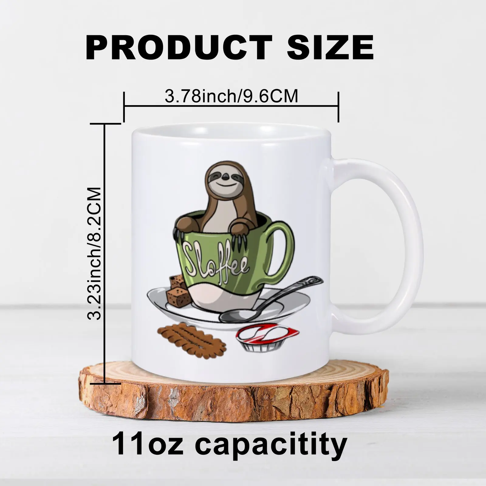 Funny Sloth Mugs Coffee Cup Gifts Cup for Friends Who Like To Drink Coffee I Need Coffee Mug Breakfast Cups Drinkware Sloffee