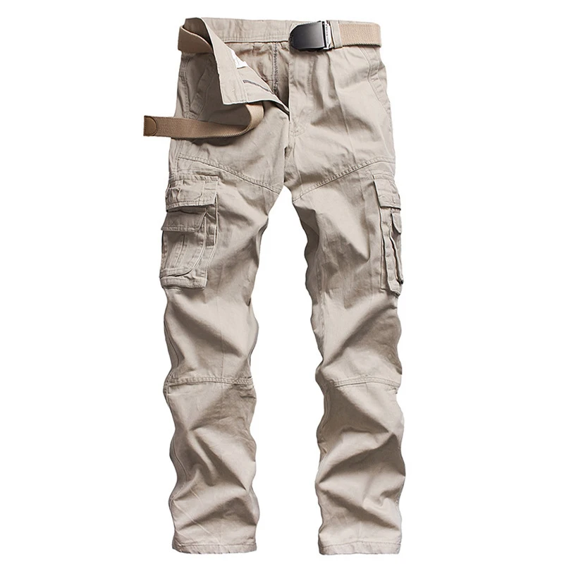

Spring and Summer Multi-Pocket Cargo Pants Men's Breathable Casual Pants Wear-resistant Loose Pants Large Capacity Sweatpants