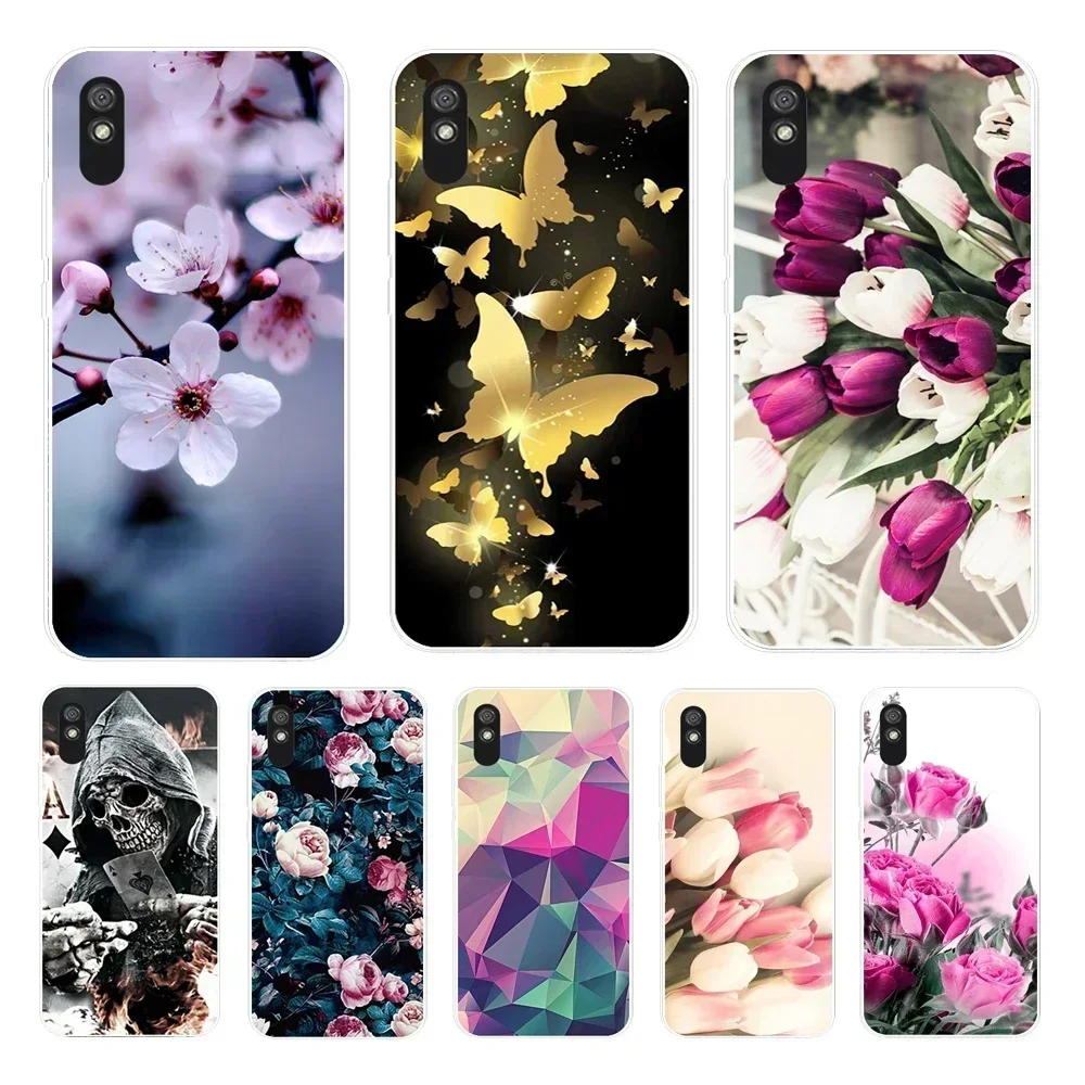 For xiaomi redmi 9A Case Silicon Back Cover Phone Case For redmi 9A Soft touch Cases 6.53 inch funds  bumper