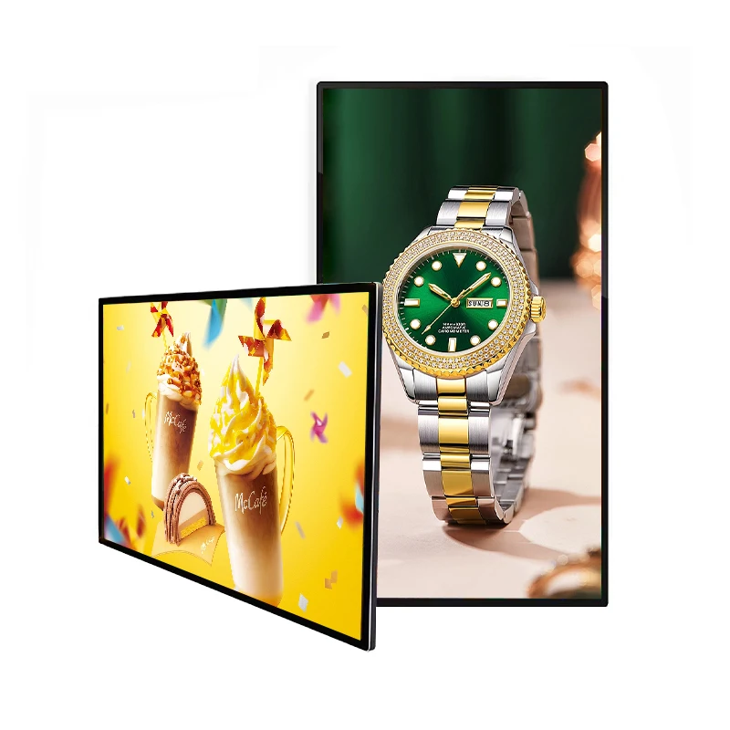 

Android Wall Mounted LCD 4K Animation Advertising Monitor Digital Signage Billboard For Retail Store Shopping Mall 32''43''50''