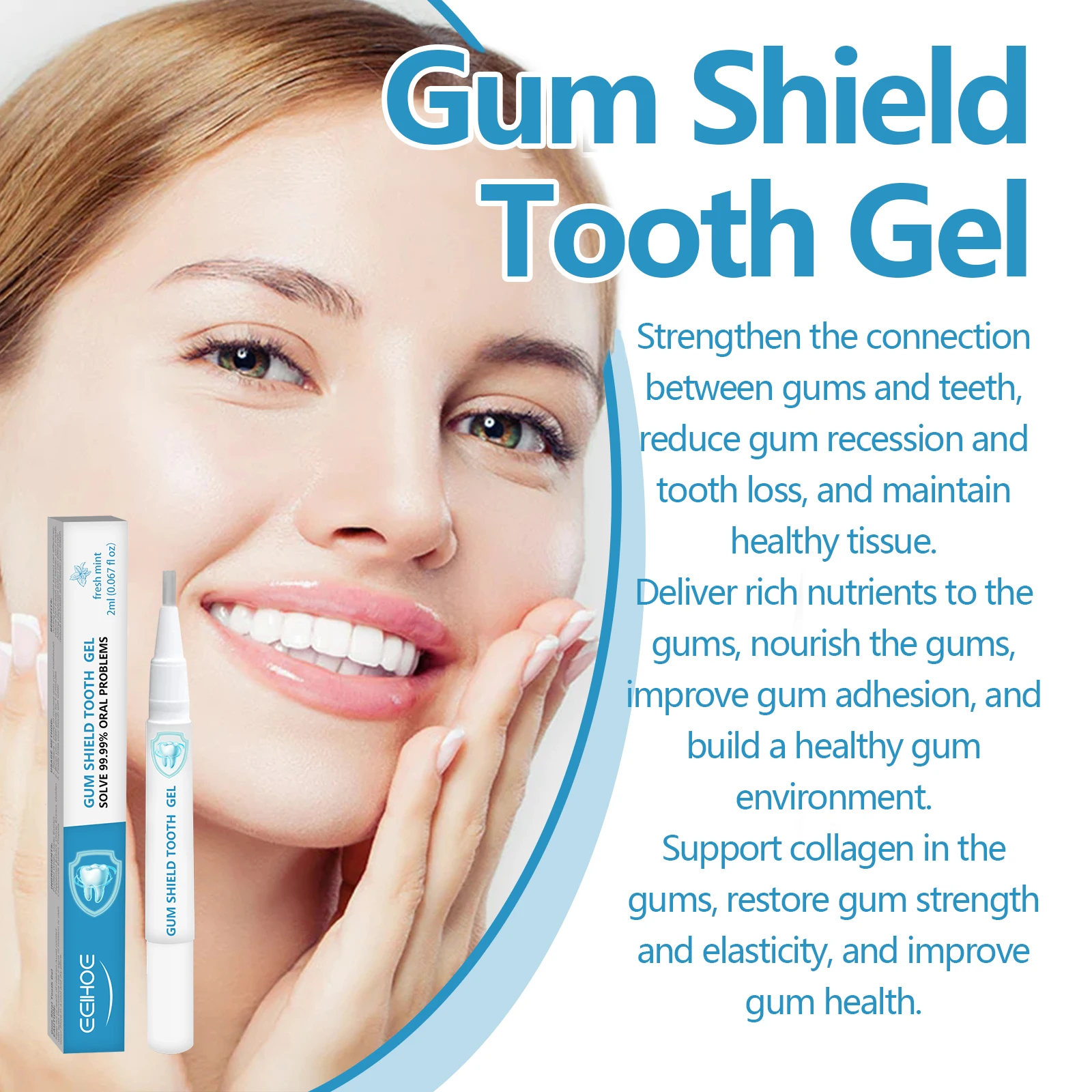 Gum Recession Treatment Gel Ef - Teeth Whitening Effective recension och pris