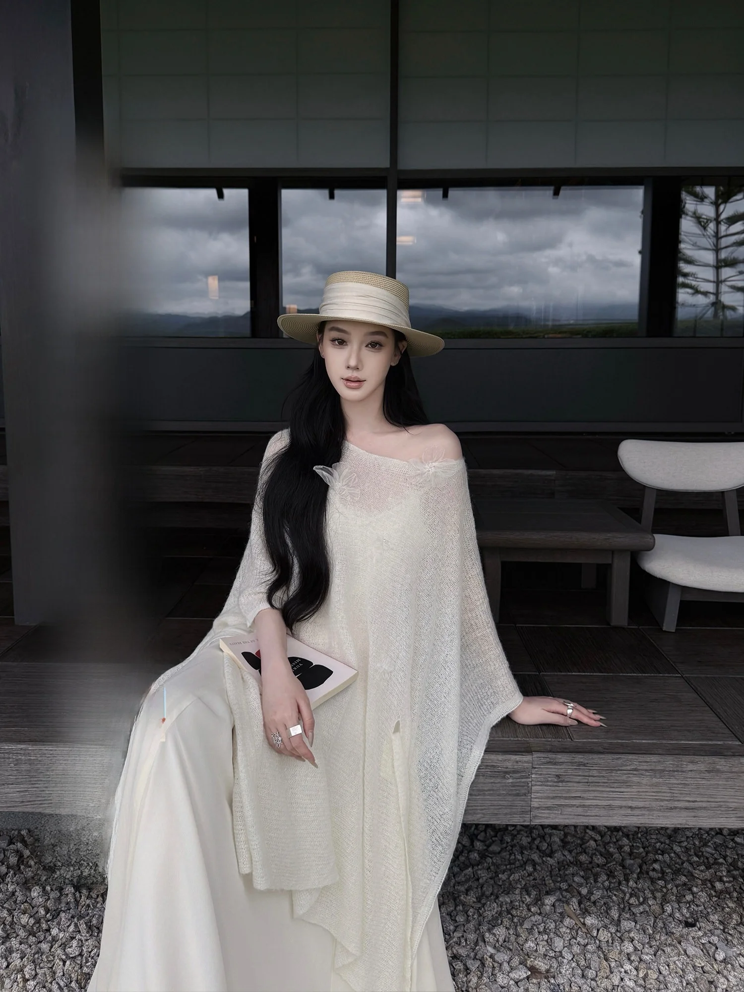 

Мягкий вязаный кардиган с воротником-стойкой и длинными рукавами, повседневный, модный, высококачественный, для ранней весны, женский топ