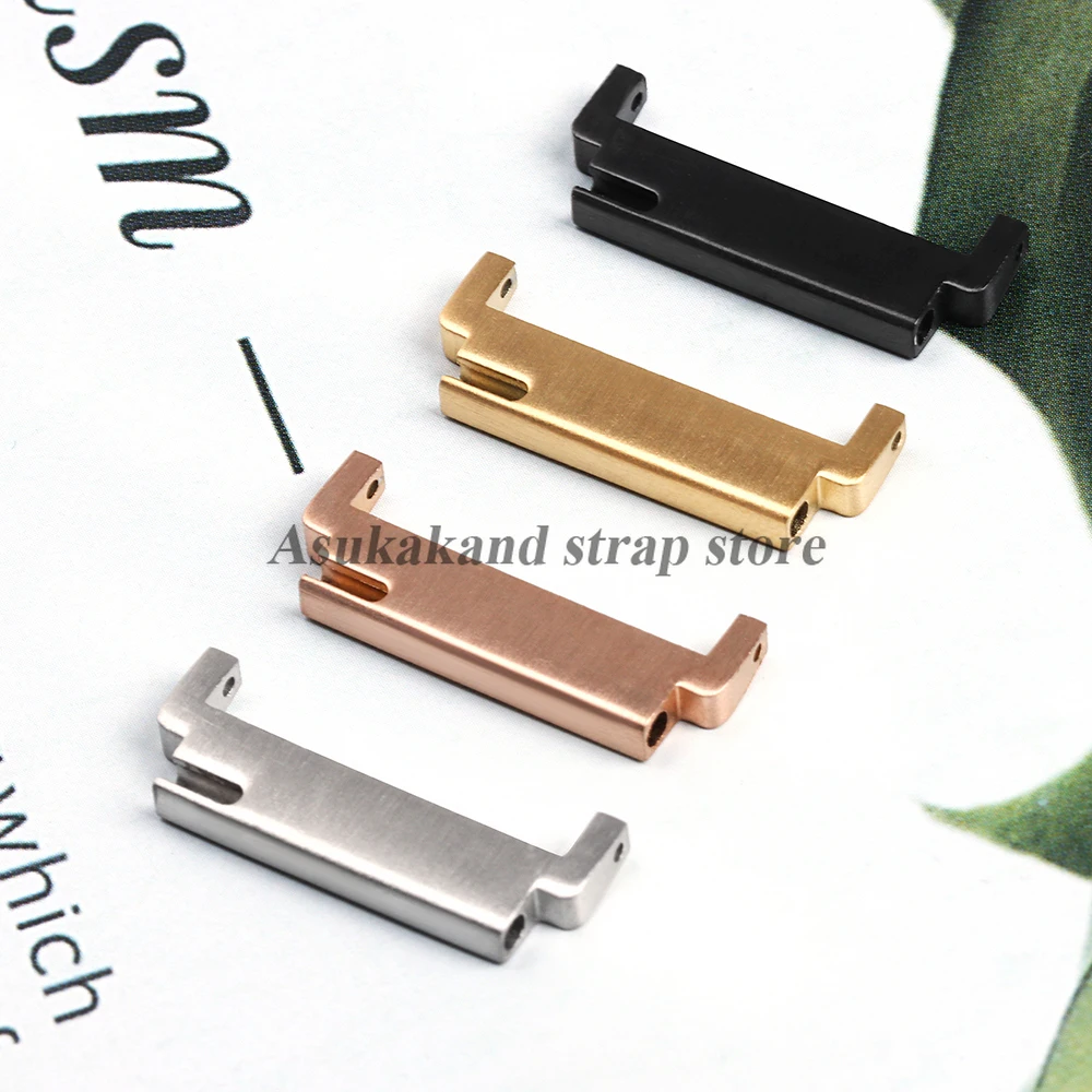 2pcs 20mm To 18mm 20mm 22mm To 22mm 22mm To 20mm Steel Adapters Quick Release Pins Connectors Watch Band Spring Bars Accessories