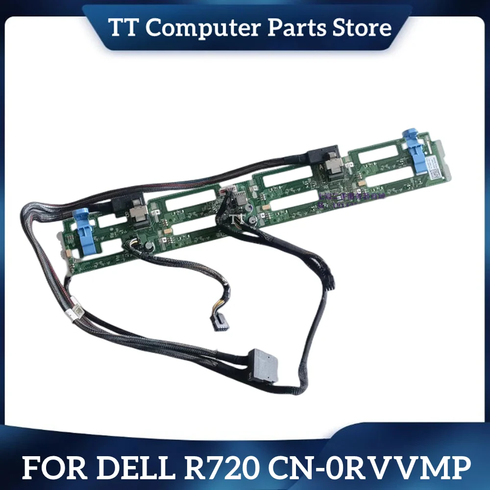 TT Original FOR DELL R720 Hard Drive Backplane 3.5 Inch 8-Bay 0RVVMP RVVMP CN-0RVVMP Fast Ship