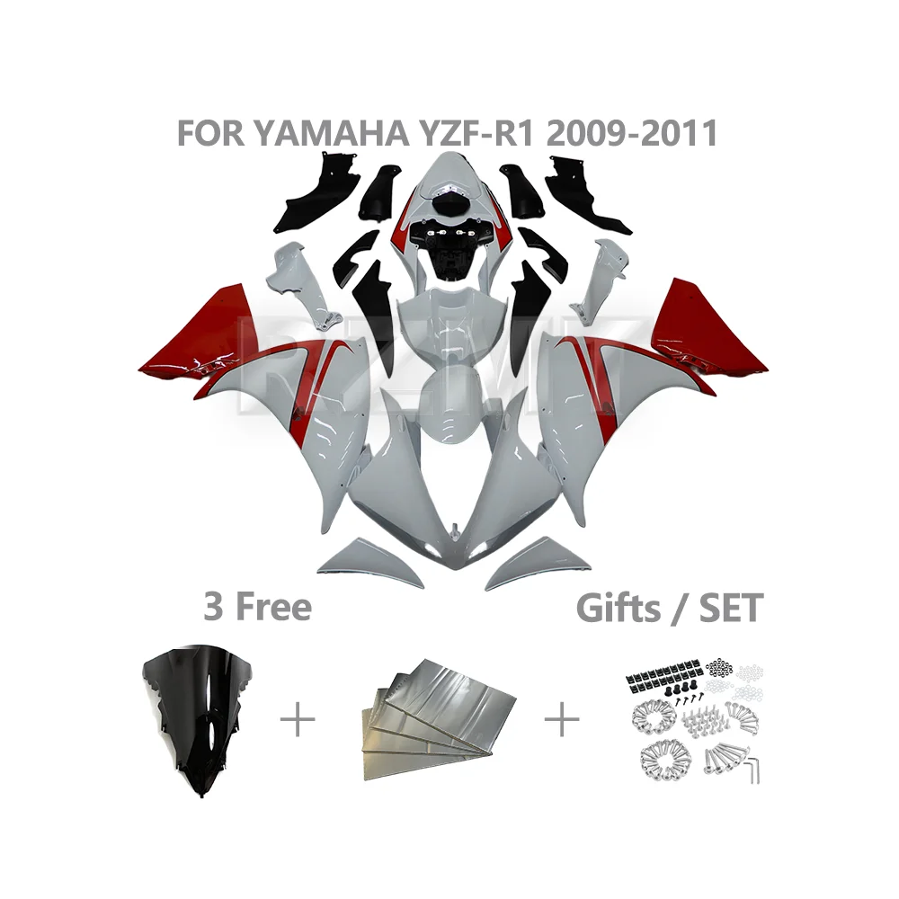 

Для YAMAHA R1 2009-2011 обтекатель мотоцикла индивидуальный полный комплект кузова YZF R1 обтекатели ABS инъекционная рама мотоцикла Y1009-116a