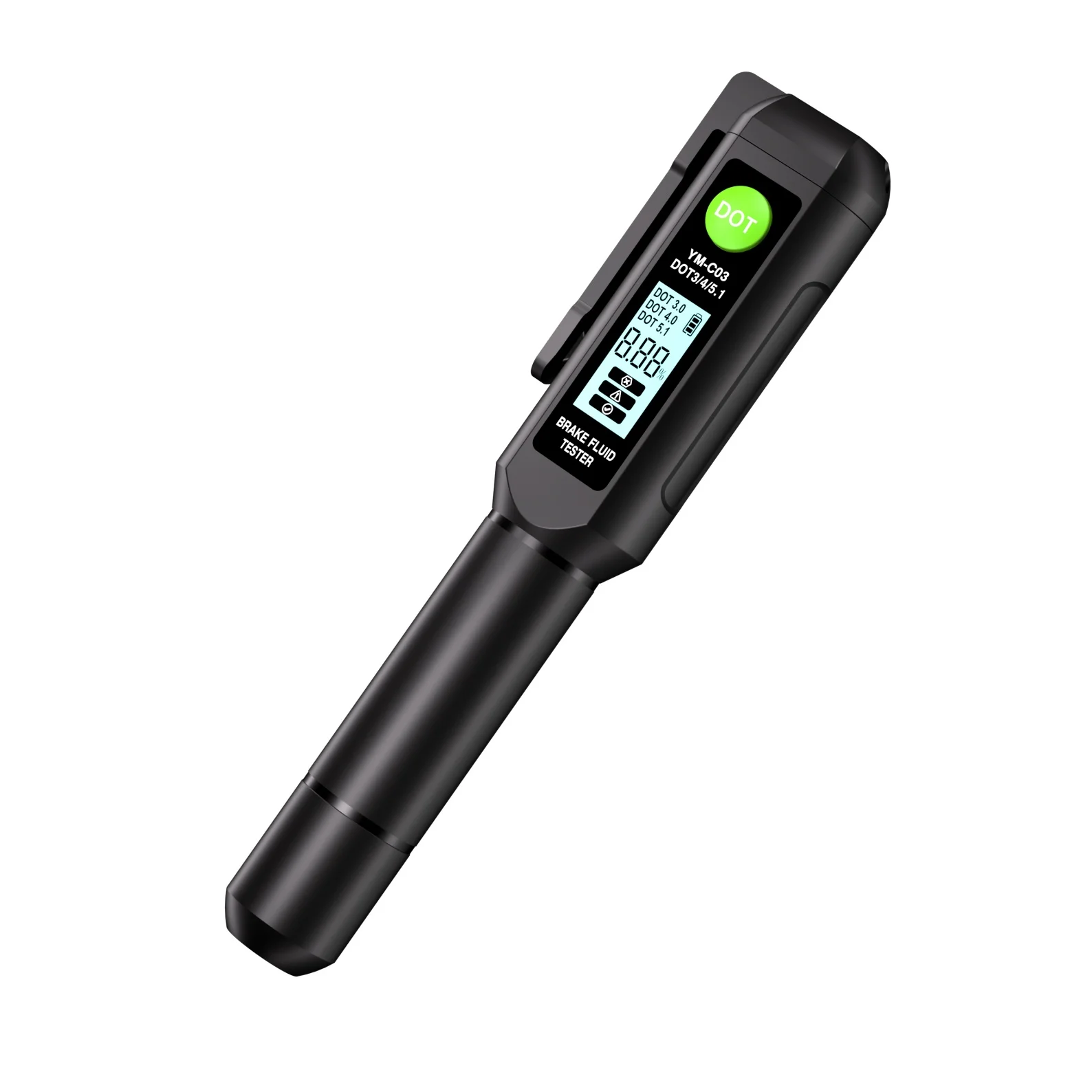 Digital Display YM-C03 Brake Oil Inspection Pen Brake Fluid Tester for DOT3 DOT4 DOT5.1 Car Oil Quality Check Brake Oil Tester