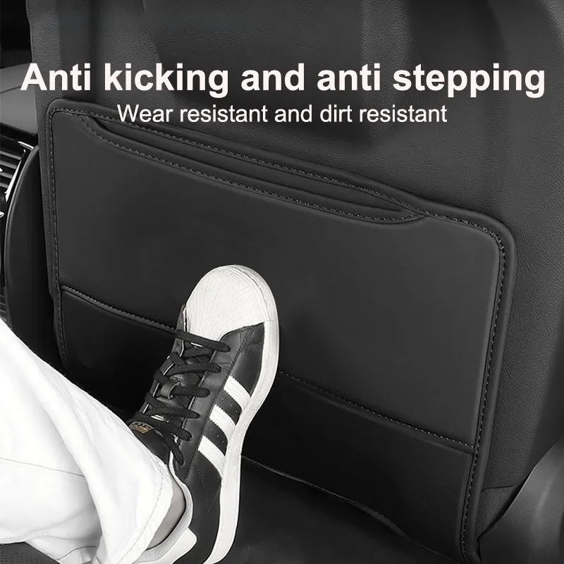 1Pcs Car Seat Backrest Protection Anti-kick Mat For Volkswagen Golf R Scirocco Polo Passat GTI T5 R-Line Jetta Magotan Tiguan view 6