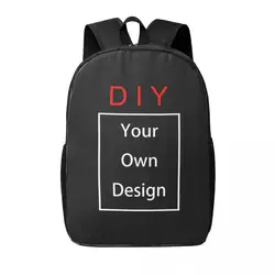 Customized Your Own Design Unisex backpacks Men Women Custom Your Print Photo Logo schoolbags Couple DIY Graphic backpacks