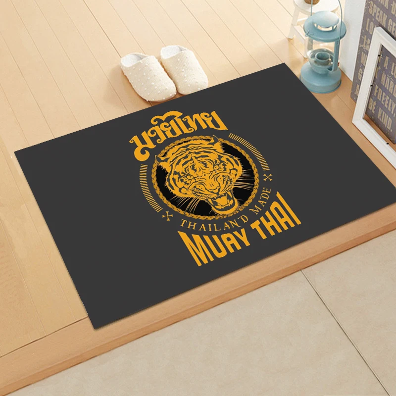 Tiger Sagat Muay Thai Crystal Velvet Floor Pad House Carpet Door Pad Modern Decorative Carpet Anti -Sliding Floor Pad 156