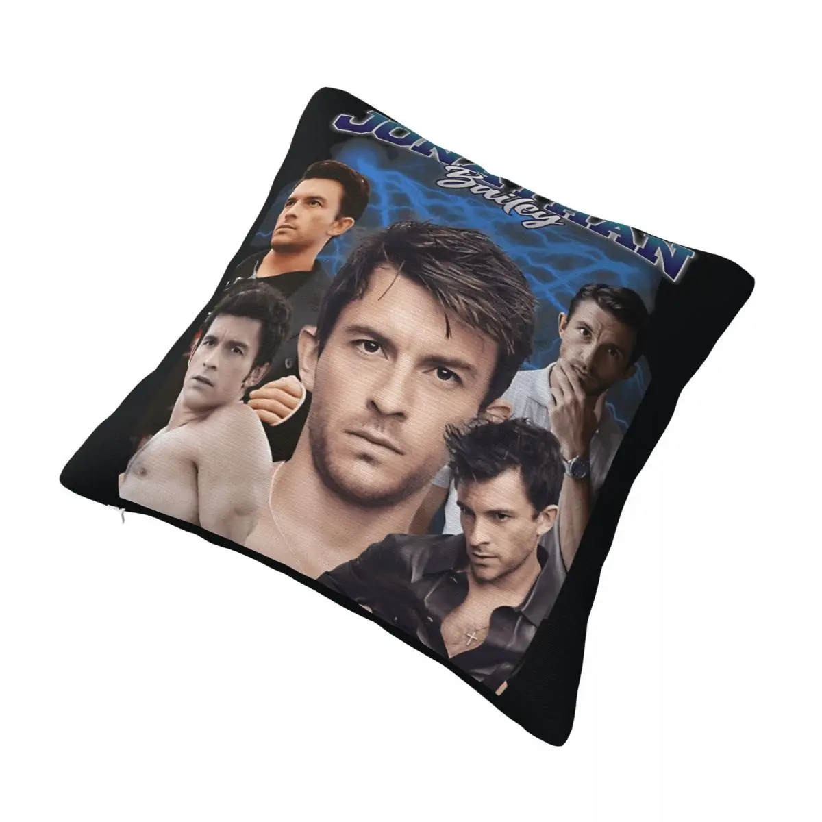 غطاء وسادة جوناثان بيلي غطاء وسادة جرافيك لطيف مضحك كيس وسادة لمكتب سيارة ديكور المنزل سادات