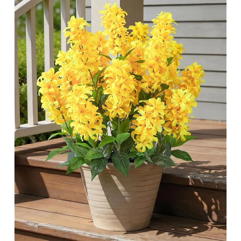 

Искусственные цветы, 3 шт., искусственные цветы гиацинта, 19,69 дюйма, шелковые цветы для улицы, искусственные цветы дельфиниума, искусственные растения для улицы