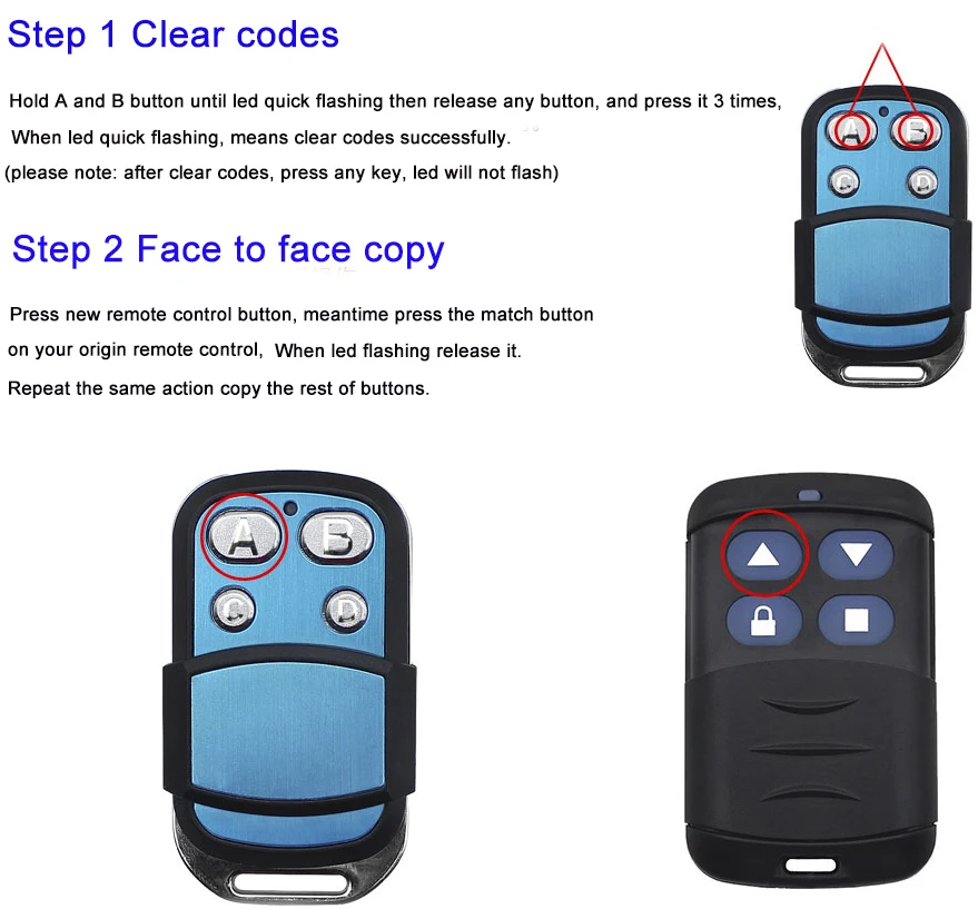 Best Universal Remote สำหรับ2022 Clone โรงรถประตู Dupicator Mini รีโมทคอนโทรล