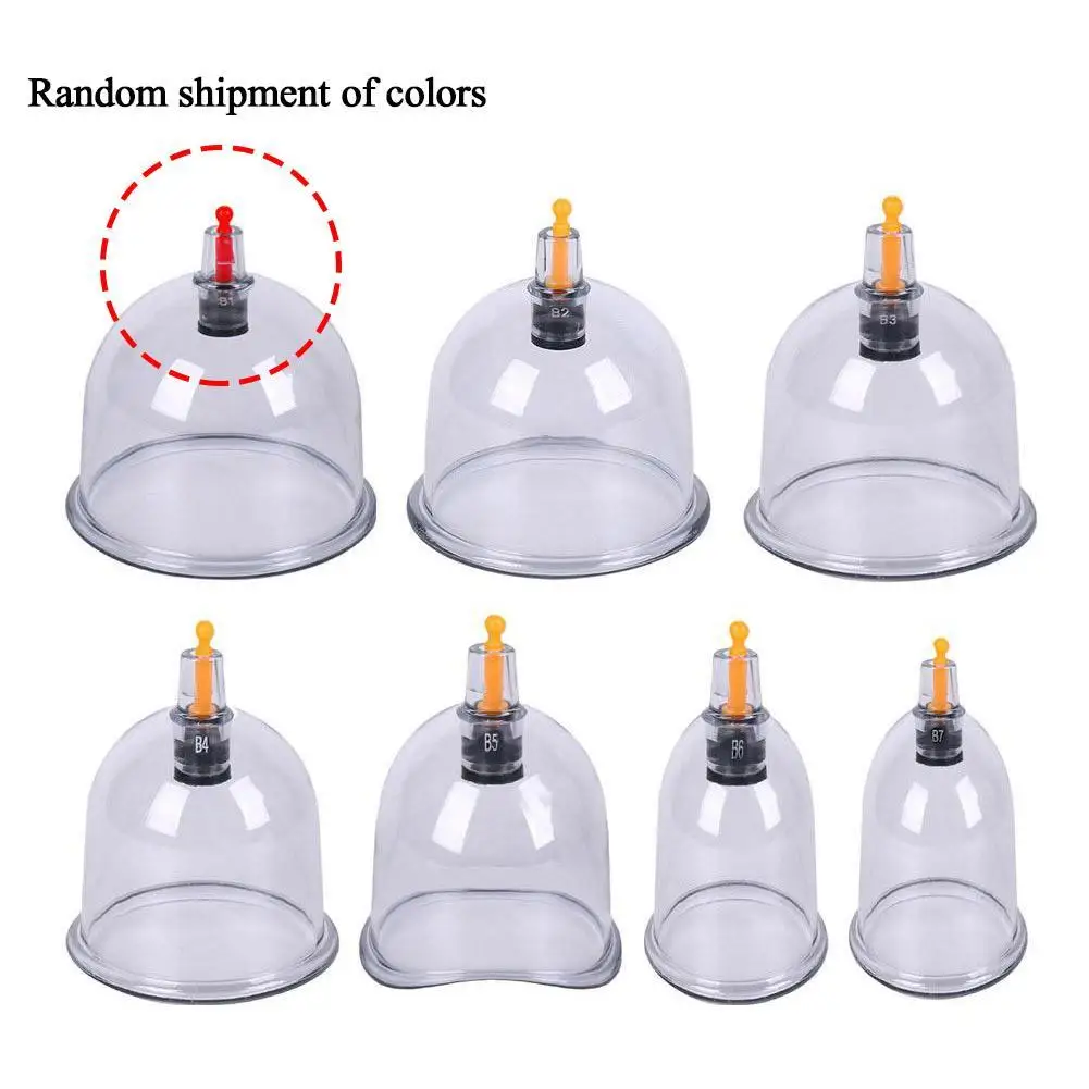 

30-78mm Plastic Vacuum Cupping For Health Care Ventosas De Succion Masajes Transparent Vacuum Cup 1pc
