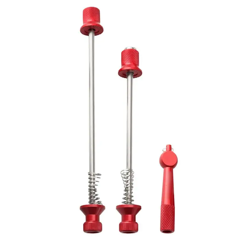 Wheel Hub Skewer Folding Anti-theft Front And Rear Bearing Skewer Aluminum Alloy Quick Release Screw Rod For Road Cycling