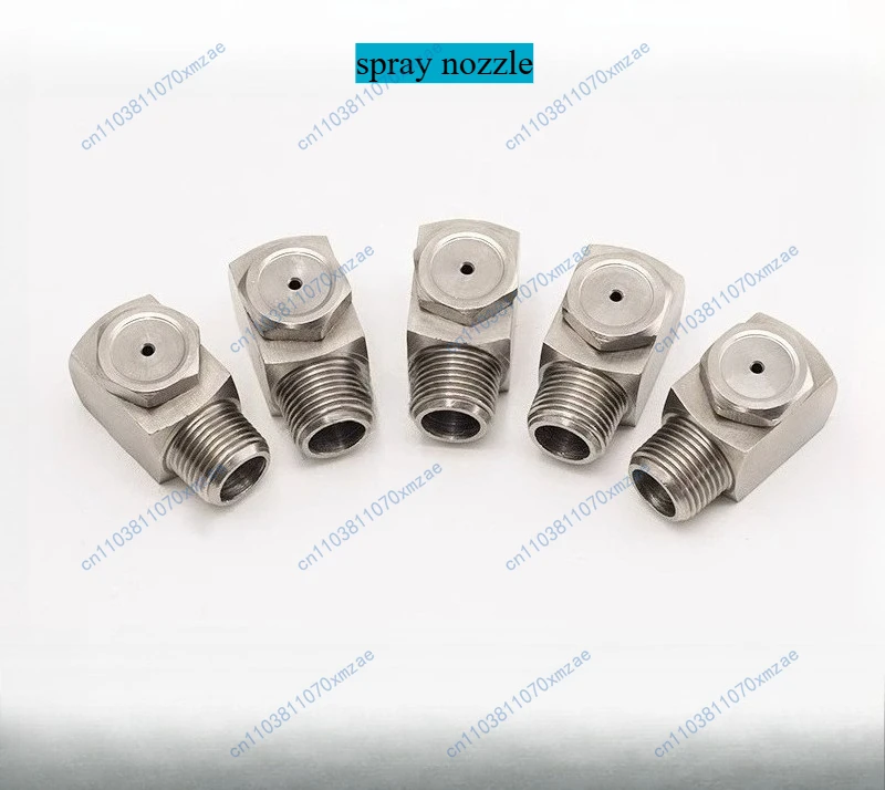 Buse latérale à cône creux d'angle en acier inoxydable, buse de nettoyage par pulvérisation de refroidissement d'angle à Angle droit en forme de L à 90 degrés, 1 pièce