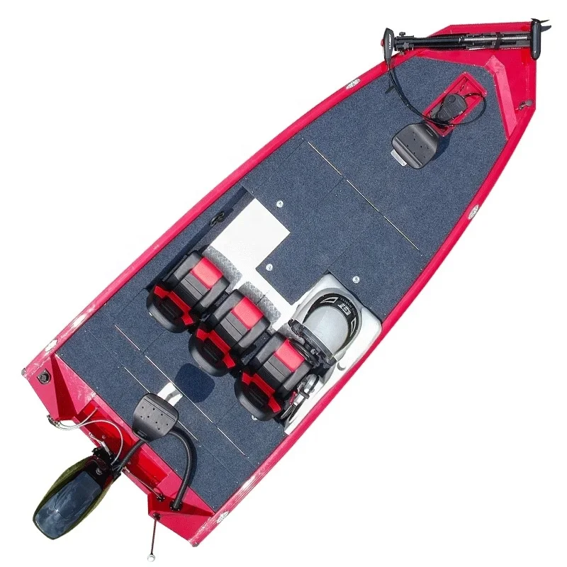 All Welded Corrosion Resistant Aluminum High Speed Bass Fishing Vessel Lightweight Watercraft For Lake Freshwater Angling Sport