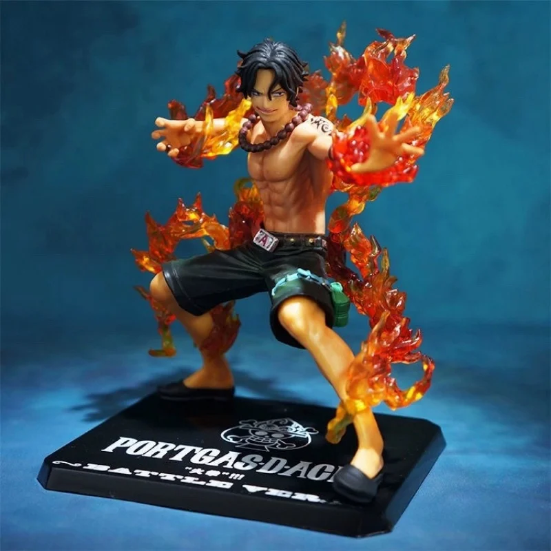 New Pirate King Glory Collection Series, Fire Fist Ace The Surrounding Selected Pvc Model Gift-level Collection Of Ornaments