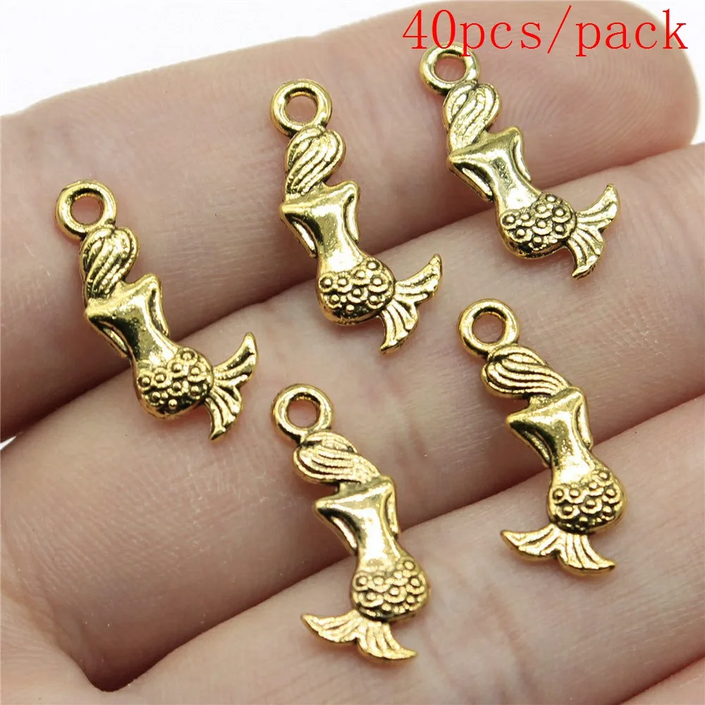 Bulk Charms For Jewelry Making Kit Pendant Diy Jewelry Accessories Mermaid Charms