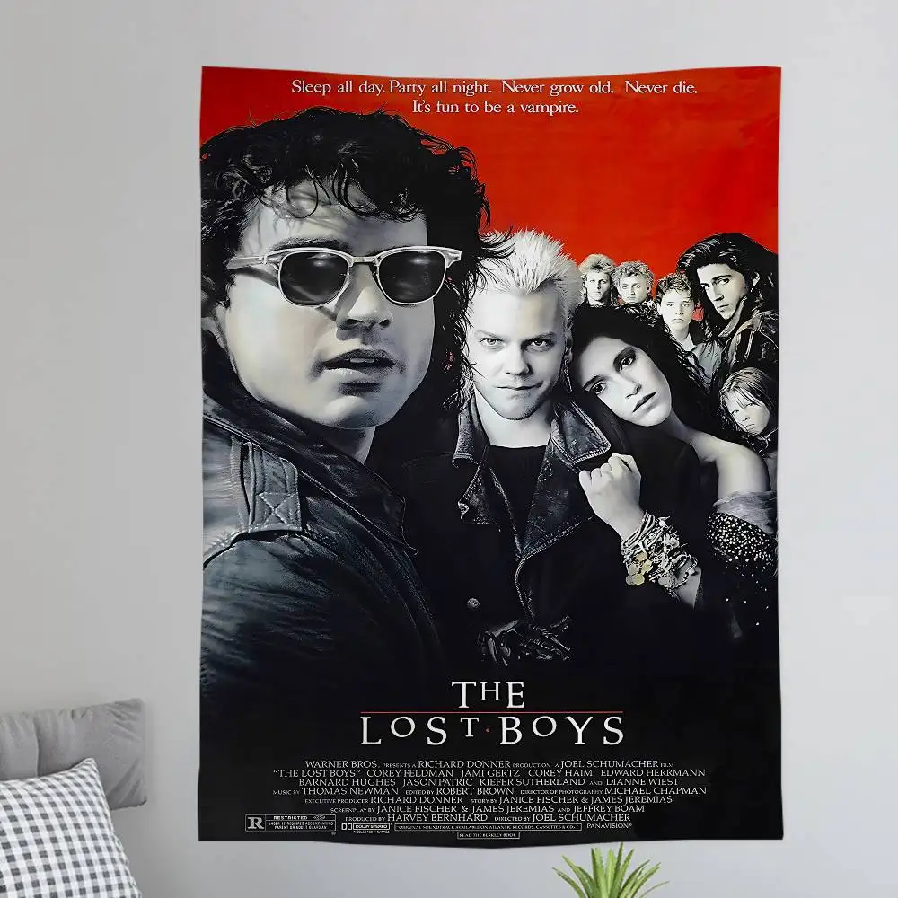 Classic Movie Lost Boys Chart Tapestry for Living Room Home Dorm Decor Art Home Decor