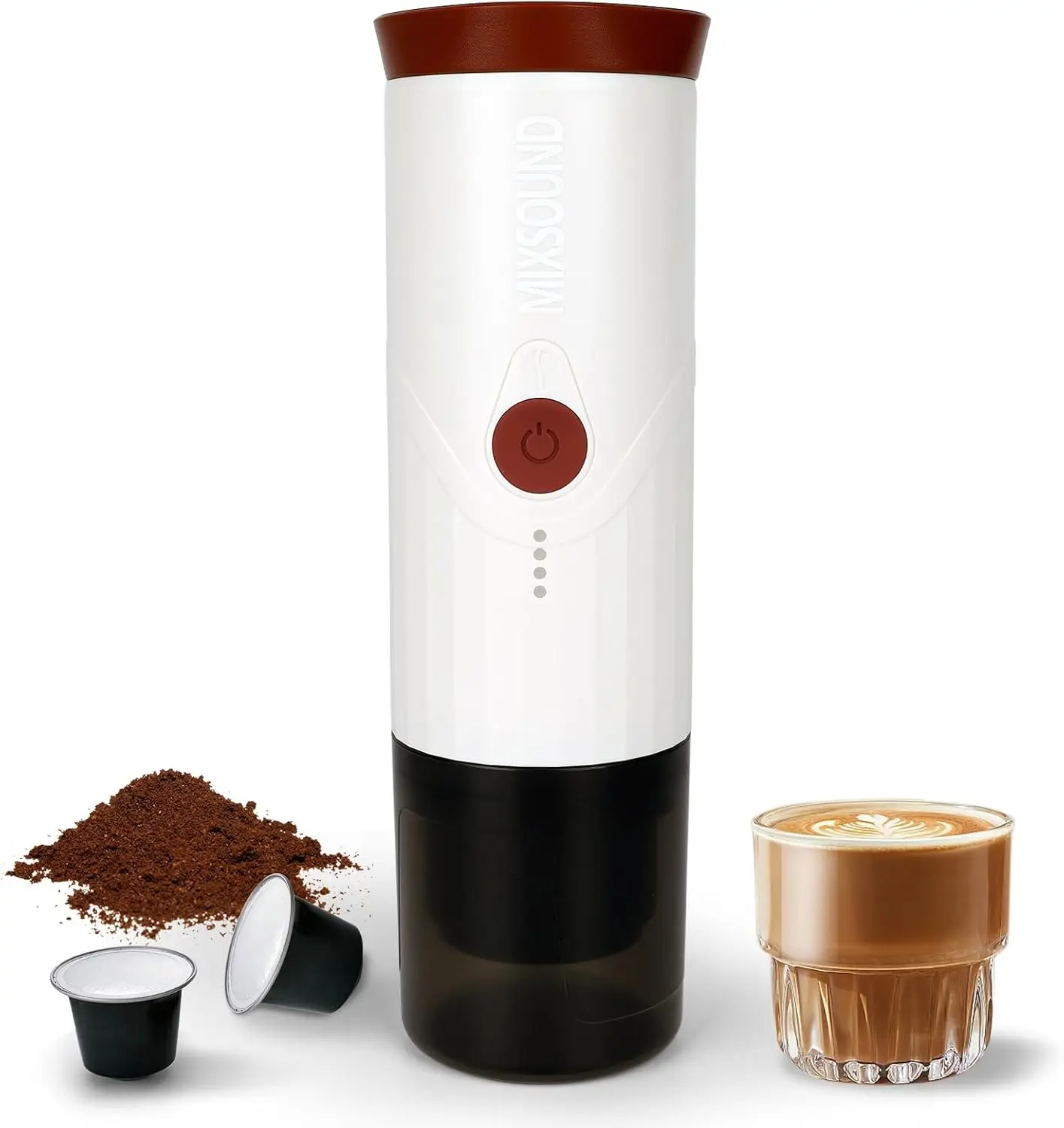 Портативная эспрессо-машина, электрическая дорожная кофеварка для кемпинга, автомобильная кофеварка с самонагревом и USB-C, совместимая с G