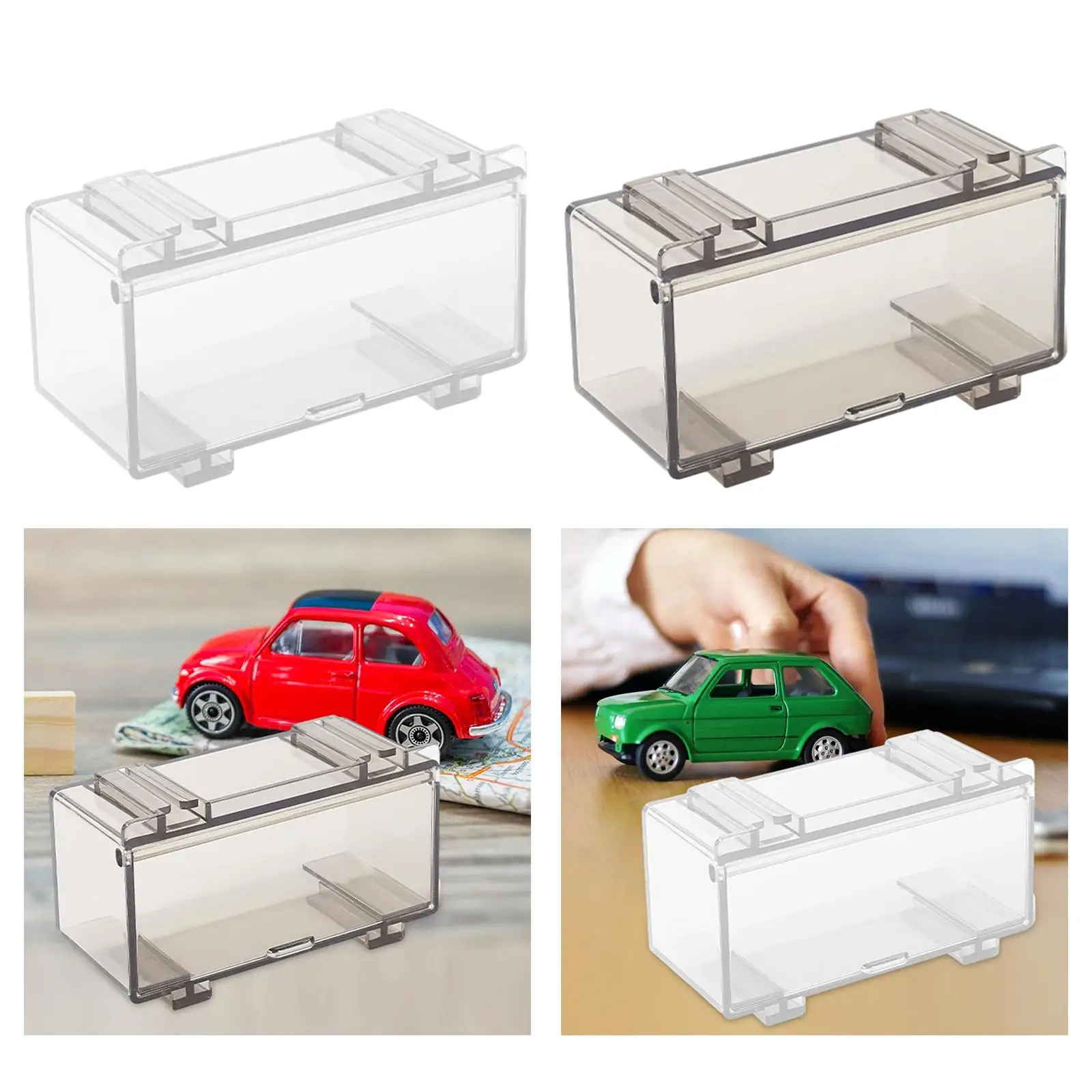 Caja de exhibición para coche, escaparate de almacenamiento, protección duradera, modelo de almacenamiento para coche