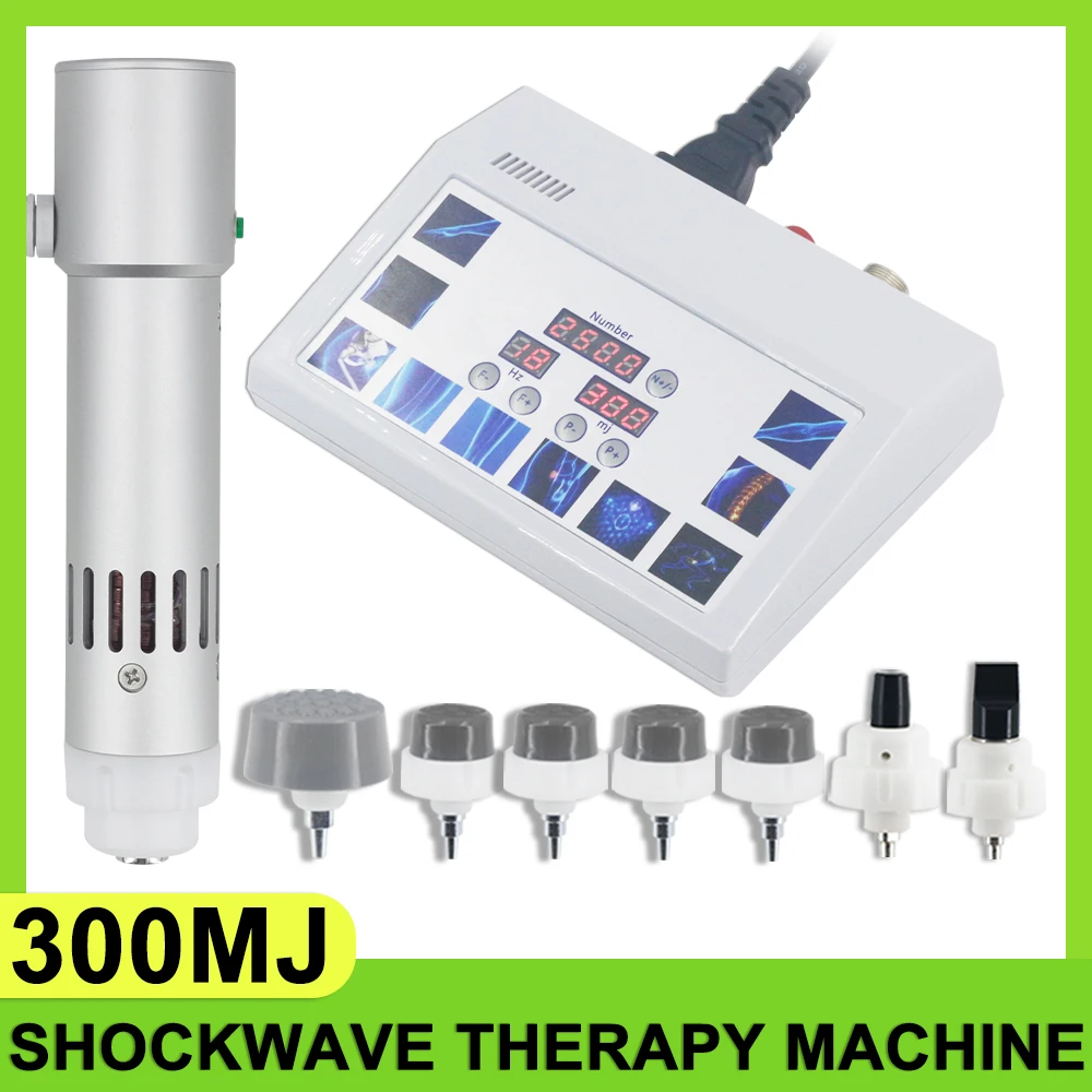 Shockwave Therapy Machine ED Treatment  Pain Relief Body Relax Massager Uhysiotherapy 300mj Shock Wave  Equipment