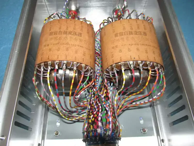 Amorphous Core Wide Frequency Step-Up Transformer, 600Ω:15K 5 Times Gain, 24-Step Volume Attenuation Transformer for HiFi Audio