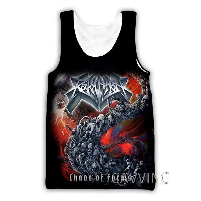 New Fashion Women/Men's 3D Print  Revocation Death Rock Band  Tank Tops Harajuku  Vest  Summer Undershirt Shirts Streetwear