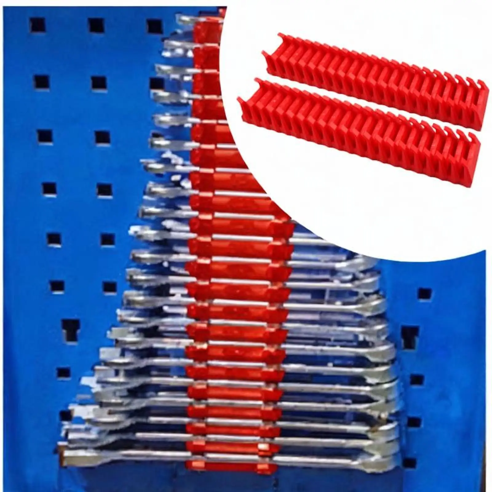 

Wrench Organizer Holder, 42 Tools Professional Removable Practical Storage Rack Tool Drawer Storage for Mechanics Repair Shop