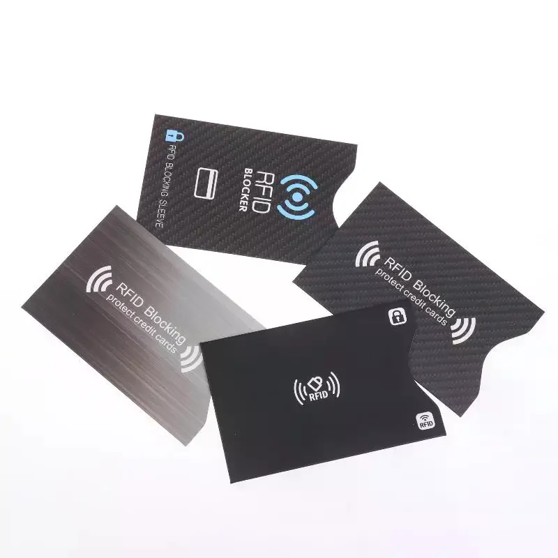 Stile unico, custodia protettiva per il volto dell'identità; Copertina della carta bancaria con blocco RFID