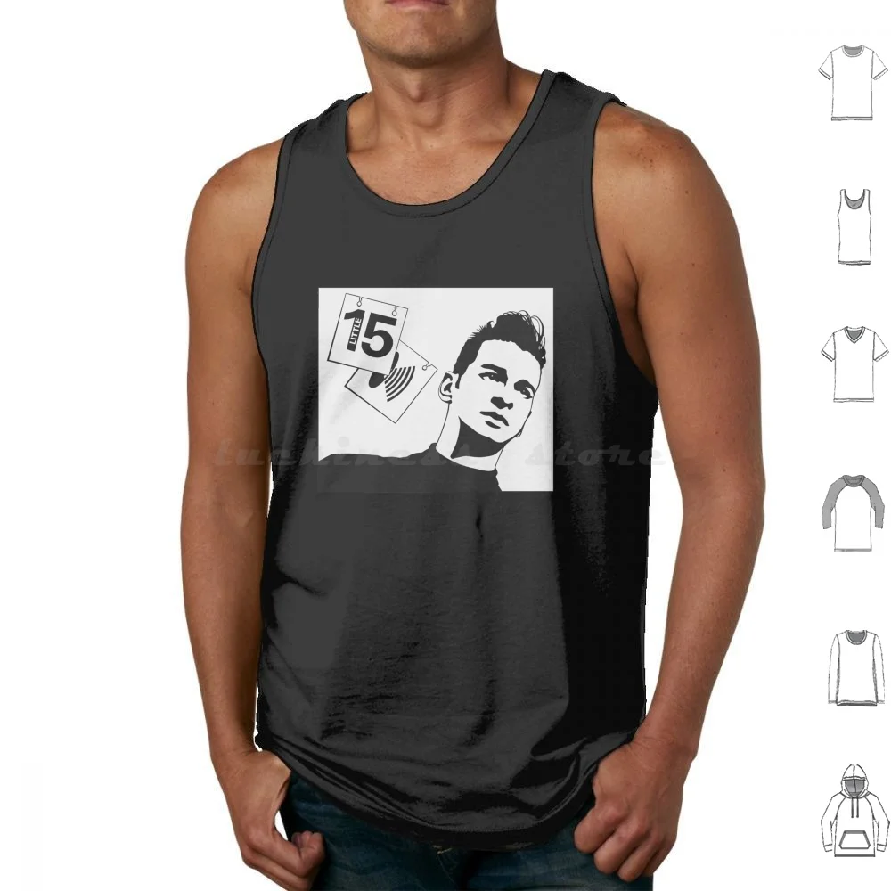 Mode Little 15 Black Tank Tops Print Cotton Music For The Masses Music Dave Gahan Little 15 Dm Synthpop Alan Wilder