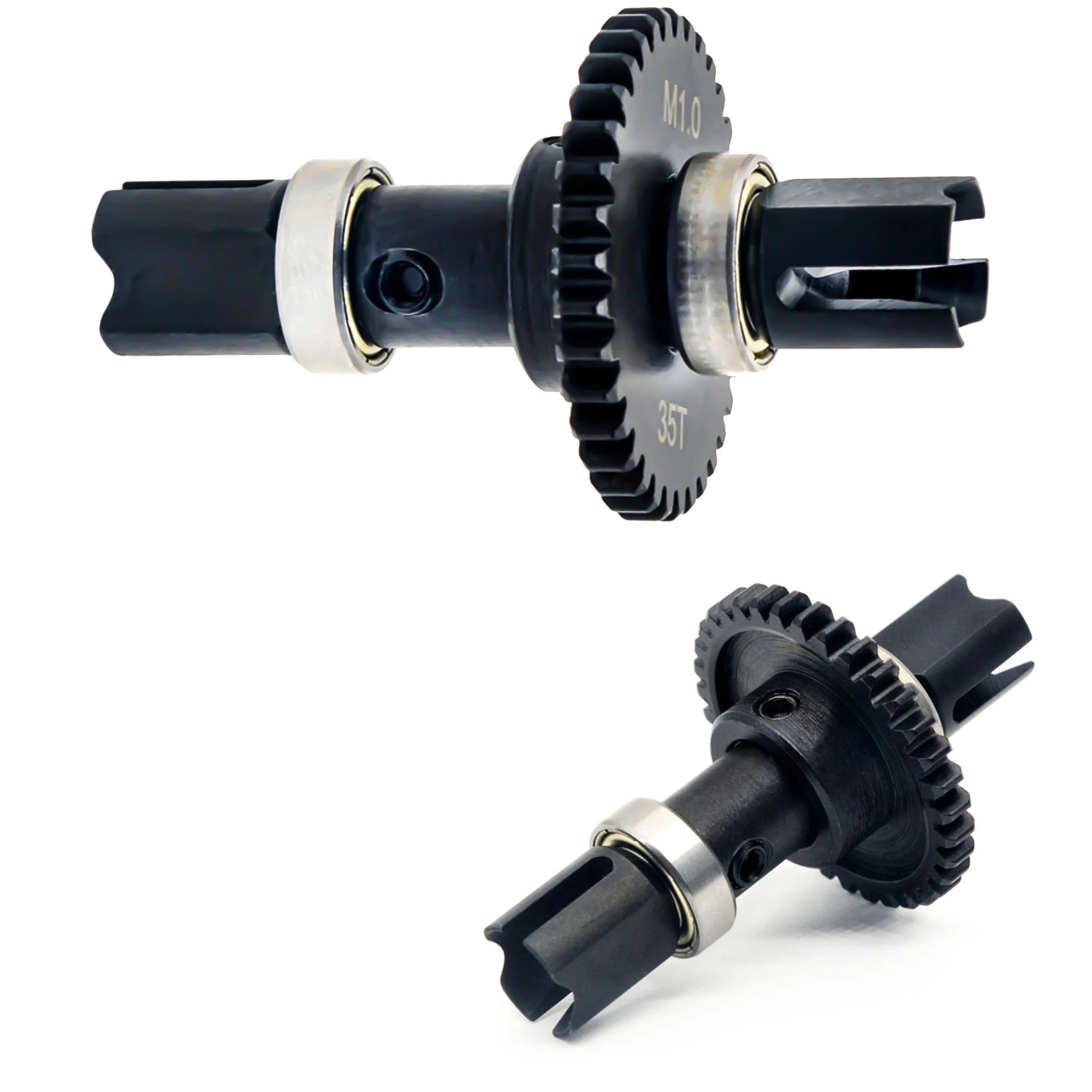 AT12 Upgrade Metal Reduction Gear Set 35T, Center Spool Gear Set 35T For ZD Racing EX-07 Car Buggy Off-Road Truck