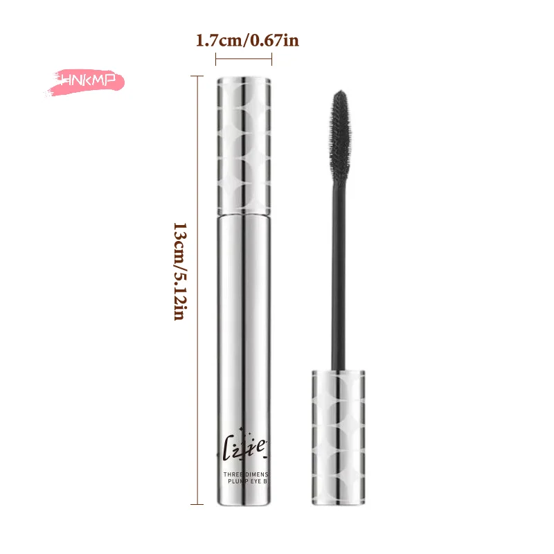 Mascara allungante per ciglia impermeabili a lunga durata, setoso nero/marrone, estensione delle ciglia, trucco, bellezza, cosmetico per gli occhi